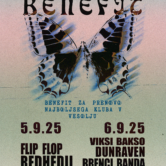 5.-6. 9. 2025 – Klub Metulj Benefit